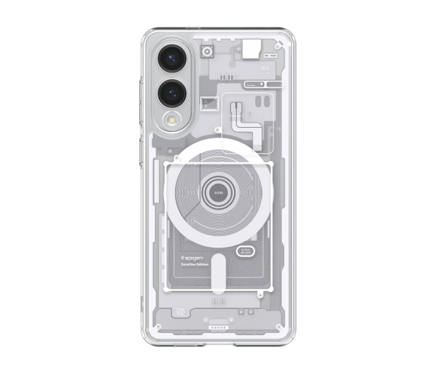 SPIGEN Ultra Hybrid Mag Magsafe do Galaxy S25 Edge Zero One White ACS09417 - 1343720 - zdjęcie 2